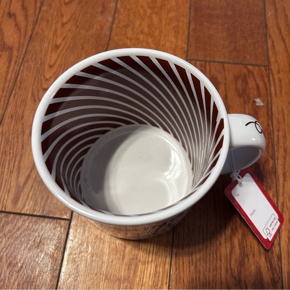 Festive White Mug with Holiday Design “Making Spirits Bright” - Picture 3 of 4